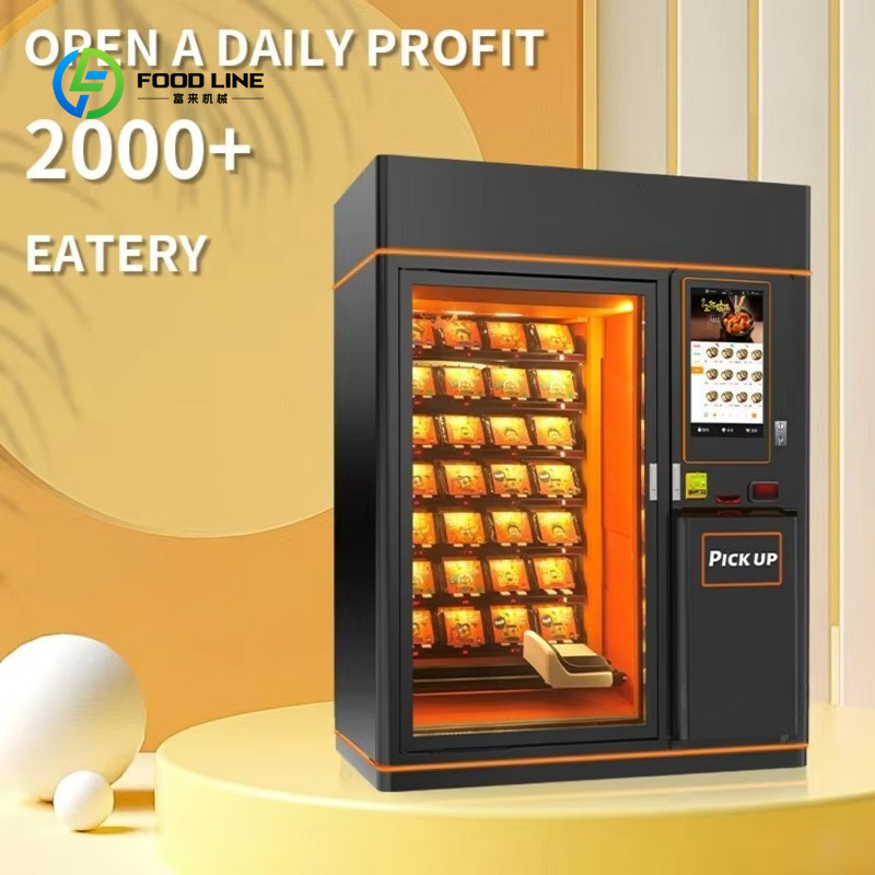 Food With Snacks - カスタマイズ可能な温かい食品自動販売機、ファーストフードサンドイッチ自動販売機、スナック冷凍食品自動販売機（電子レンジ付き）