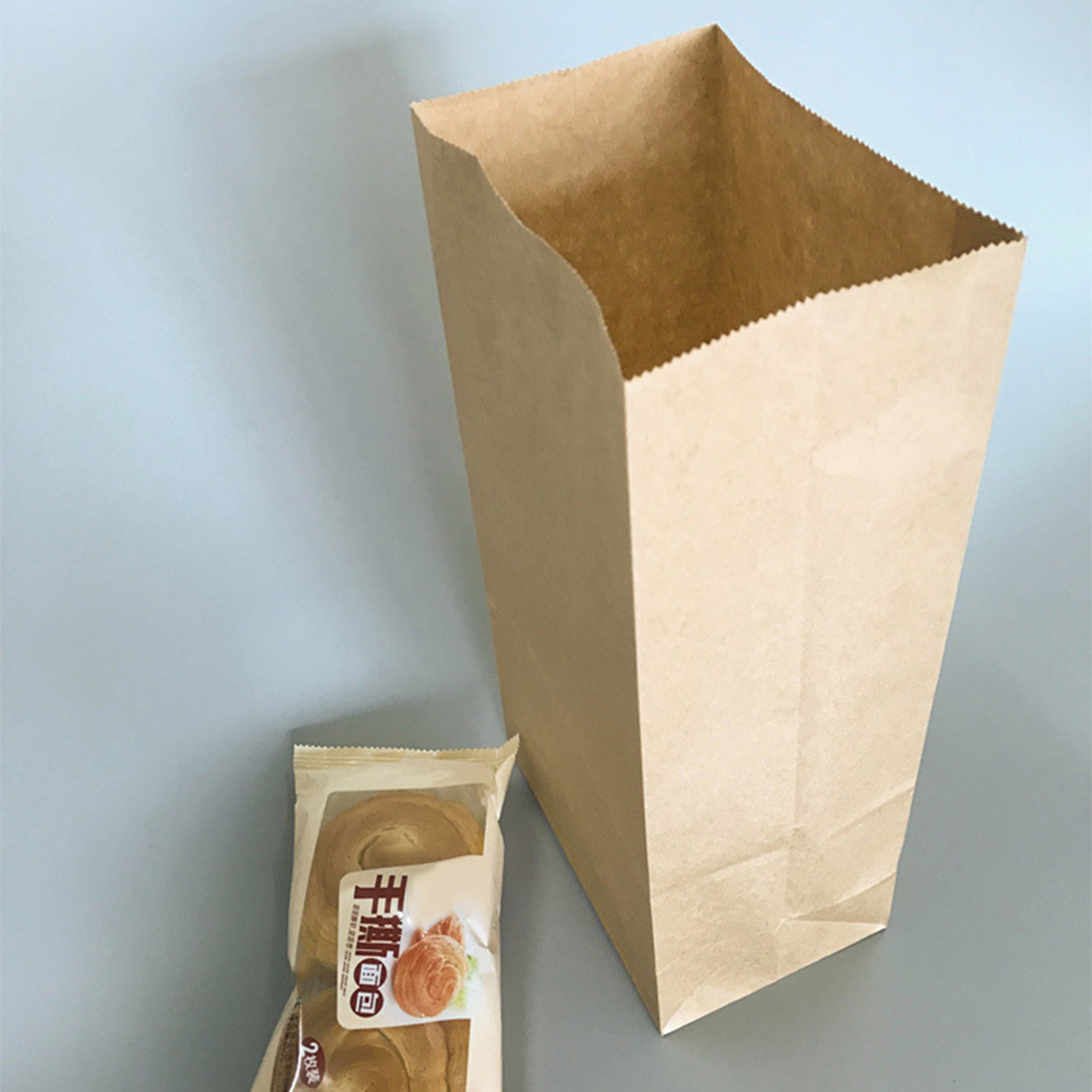 100枚入りクラフト紙袋 小型 大容量 食品グレード 環境に - Food With Snacks のレビューと価格