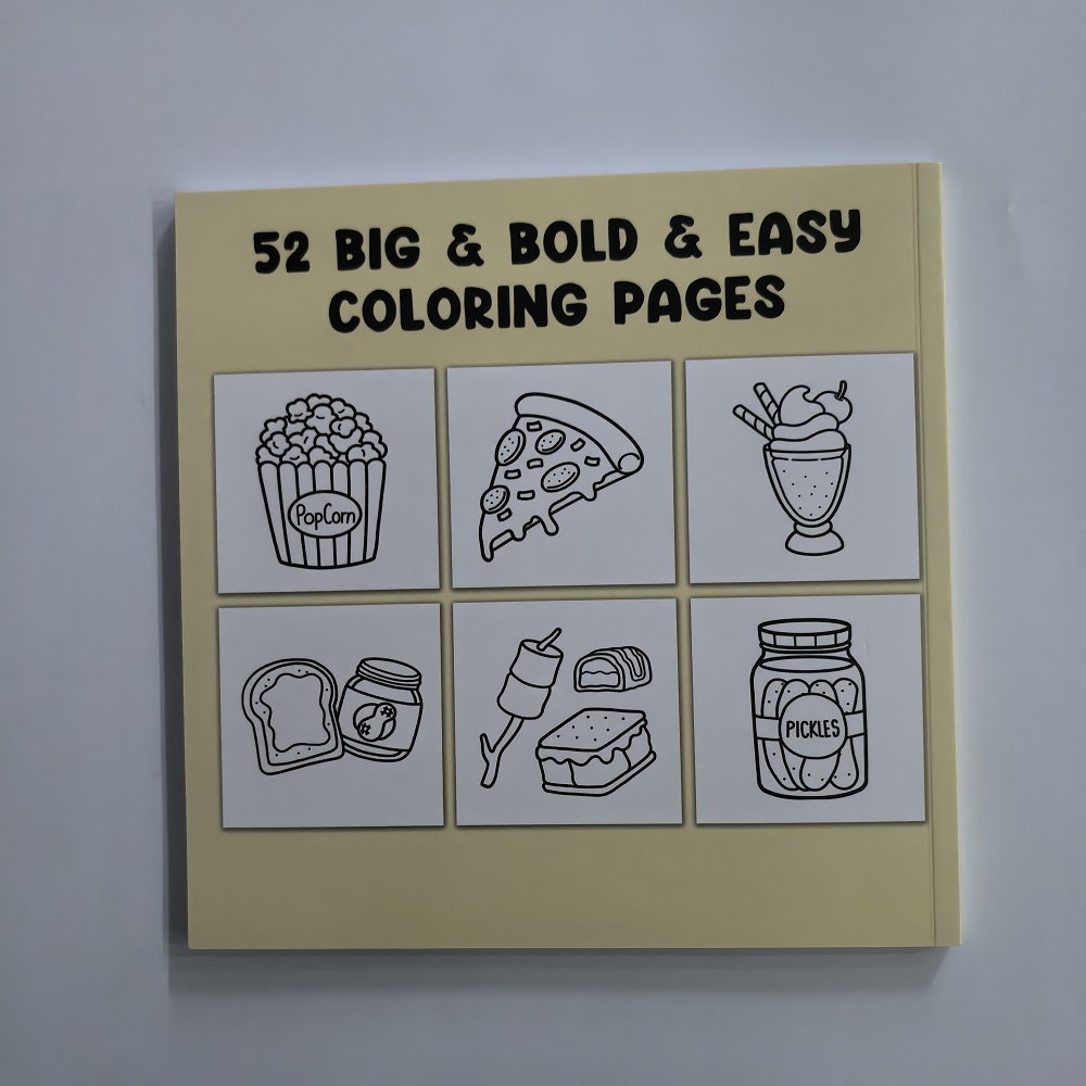 食品、飲み物、デザートの塗り絵 大人と子供向け 簡単に塗れる - Food And Snacks Coloring Book Bold And Easy のレビューと価格