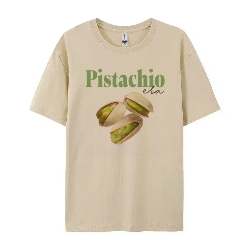 ピスタチオ レトロ 面白い レディース Tシャツ かわいい  - Foody Snacks のレビューと価格