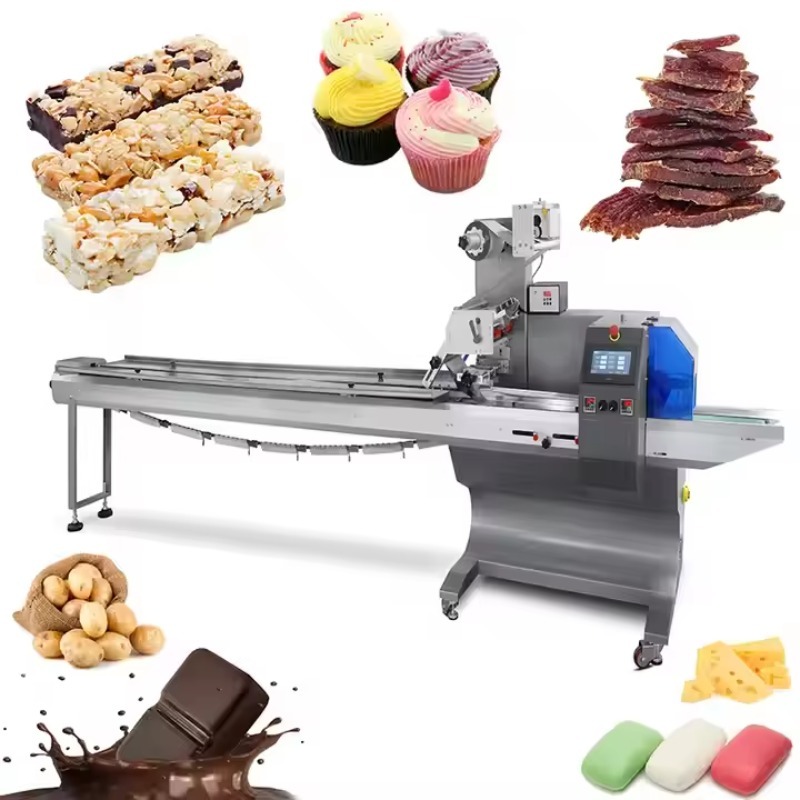 ソフト綿菓子スナック用自動枕型包装機 - 安定したシーリング - Food With Snacks のレビューと価格