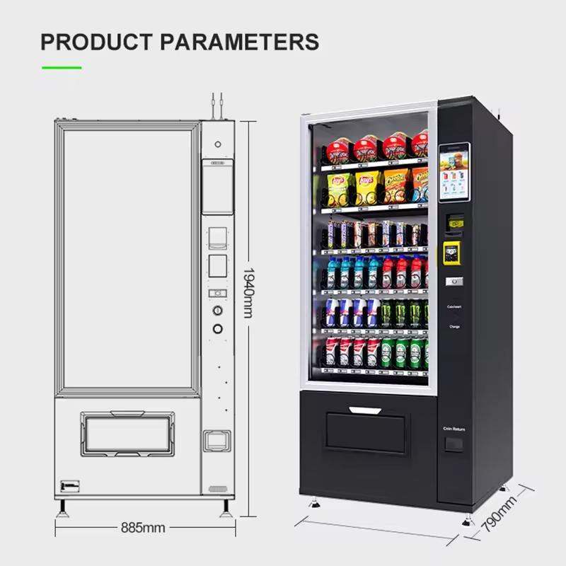 定番のコンボ自動販売機、食品・スナック・飲料用冷蔵庫付き自動 - Food With Snacks のレビューと価格