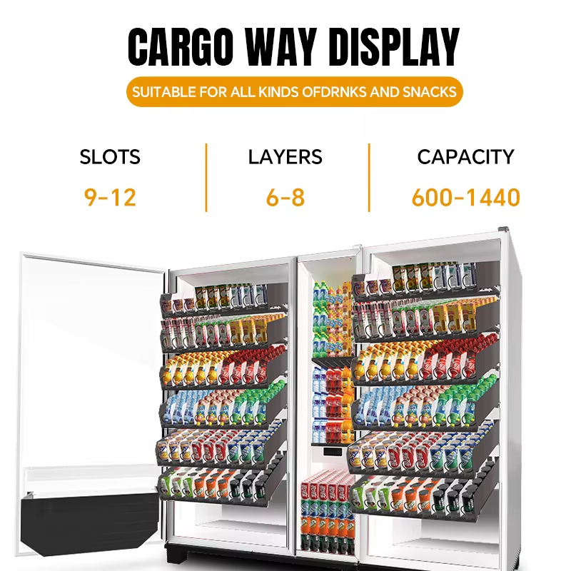 自動冷蔵飲料販売機スマート飲料スナック食品ディスペンサー商業 - Food With Snacks のレビューと価格