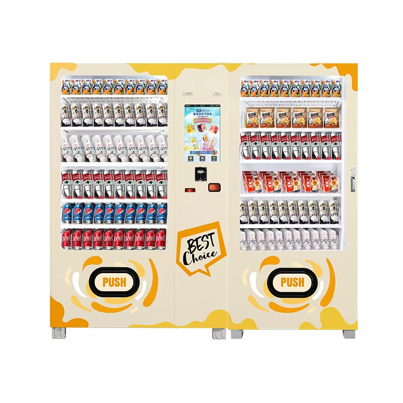自動冷蔵飲料販売機スマート飲料スナック食品ディスペンサー商業 - Food With Snacks のレビューと価格