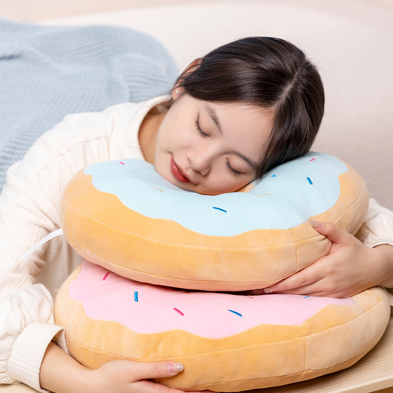 キャンディーカラードーナツぬいぐるみ枕フロアチェアラウンドシ - Soft Food Snacks Kids のレビューと価格