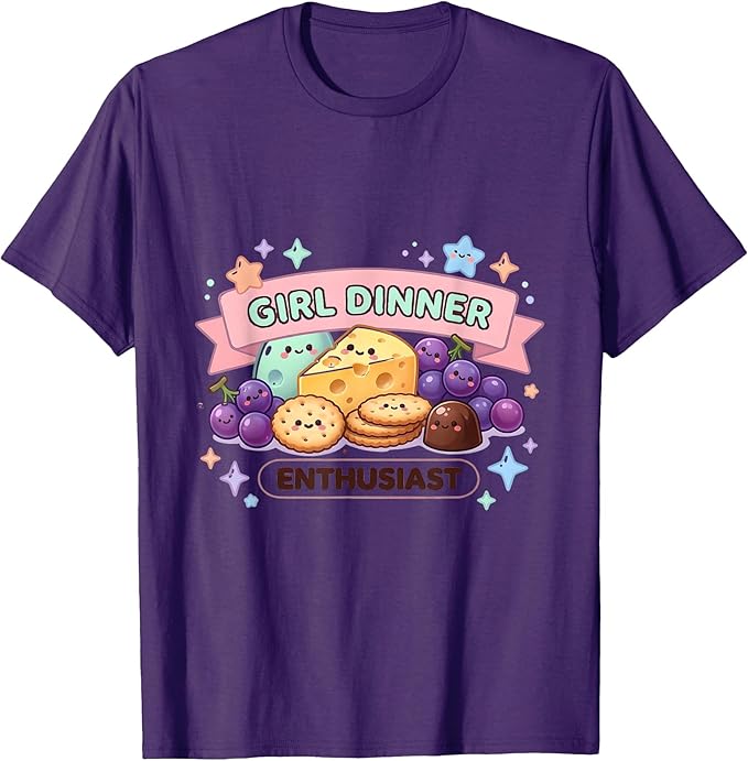 私はまさに女の子です 食事愛好家のデザインTシャツ Y2kガ - Foody Snacks のレビューと価格