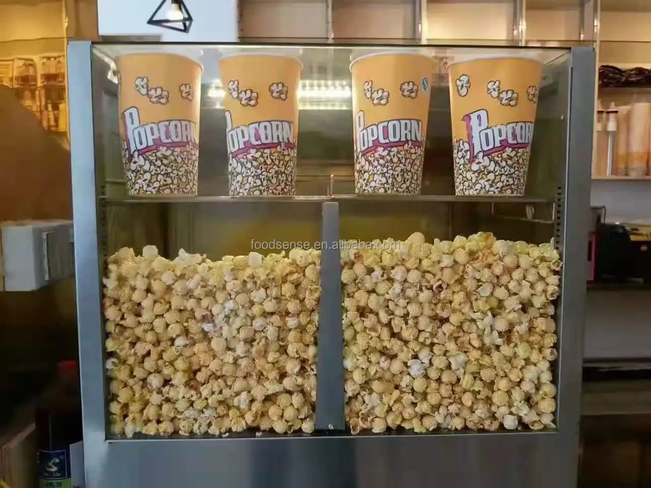 業務用ポップコーン保温キャビネット ステンレス製スナックフー - Food With Snacks のレビューと価格