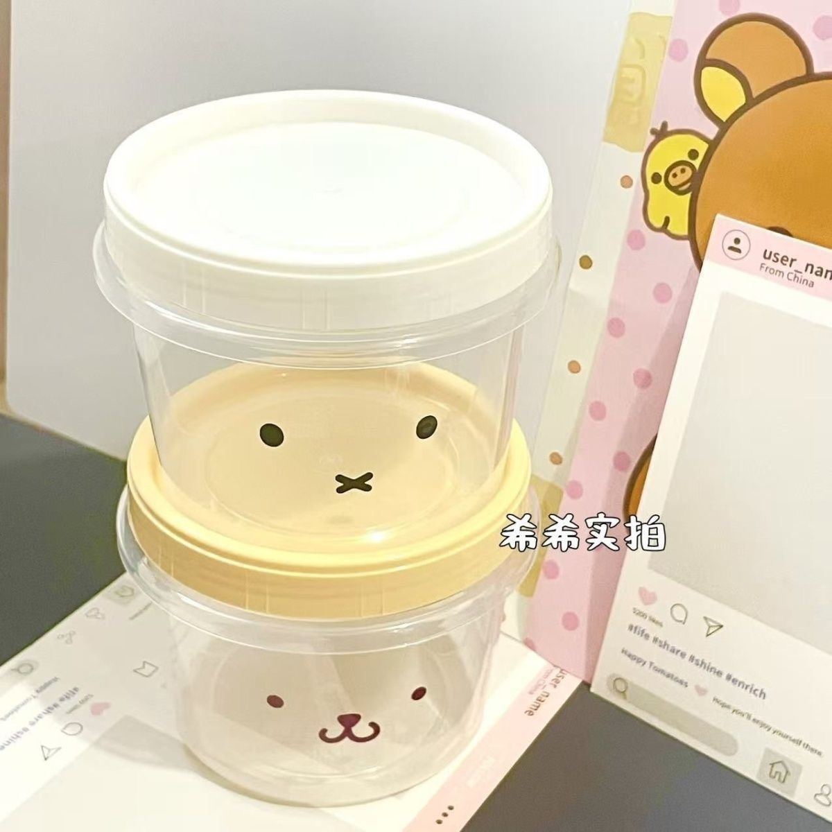 かわいいミッフィー食品保存ボックスポータブル弁当容器フルーツ - Food Snacks In Japan のレビューと価格